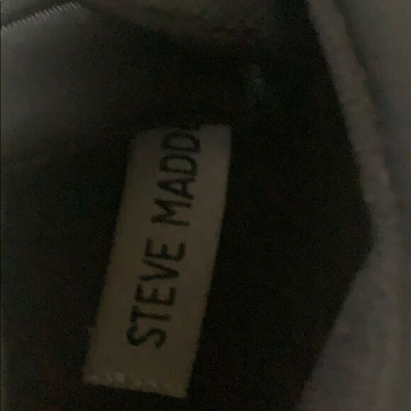 STEVE MADDEN‎ LANCER BLACK SNEAKERS SIZE 9M - Picture 7 of 7